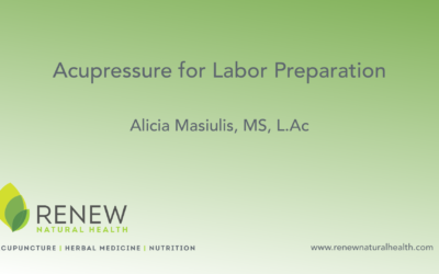 Acupressure for Labor Preparation in Pregnancy